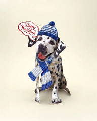 Holiday Dalmatian Pop-Up Card