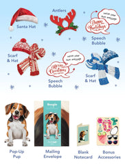 Holiday Beagle Pop-Up Card