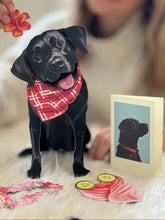 Black Lab Pop-Up Card