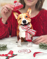 Holiday Corgi Pop-Up Card