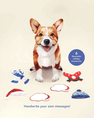 Holiday Corgi Pop-Up Card