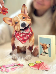 Corgi Pop-Up Card