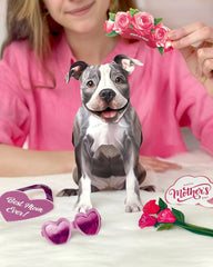 Mother's Day Pit Bull Pop-Up Card
