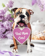 Mother's Day English Bulldog Pop-Up Card