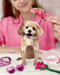 Mother's Day Poodle Pop-Up Card