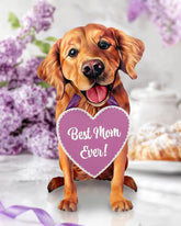 Mother's Day Golden Retriever Pop-Up Card