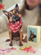 German Shepherd Pop-Up Card