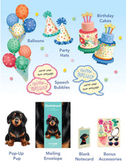 Birthday Dachshund Pop-Up Card