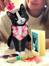 Tuxedo Cat Pop-Up Card