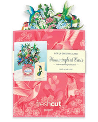 Mini Hummingbird Oasis Pop-Up Card