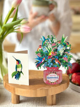 Mini Hummingbird Oasis Pop-Up Card