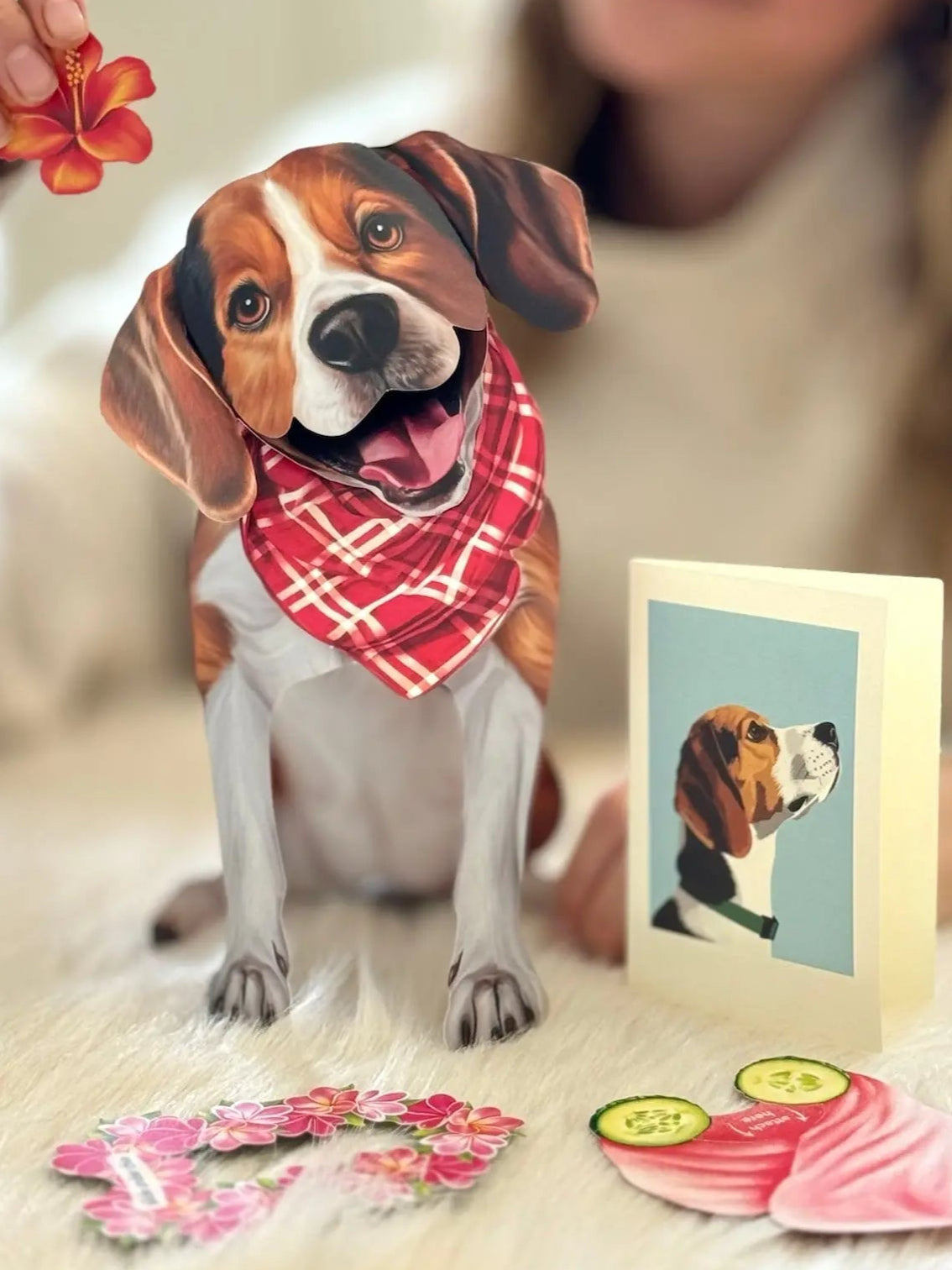 Beagle Pop-Up Card