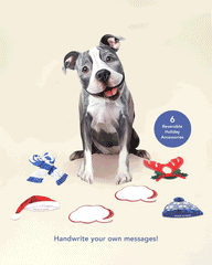 Holiday Pit Bull Pop-Up Card