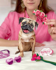 Mother's Day Pug Pop-Up Card