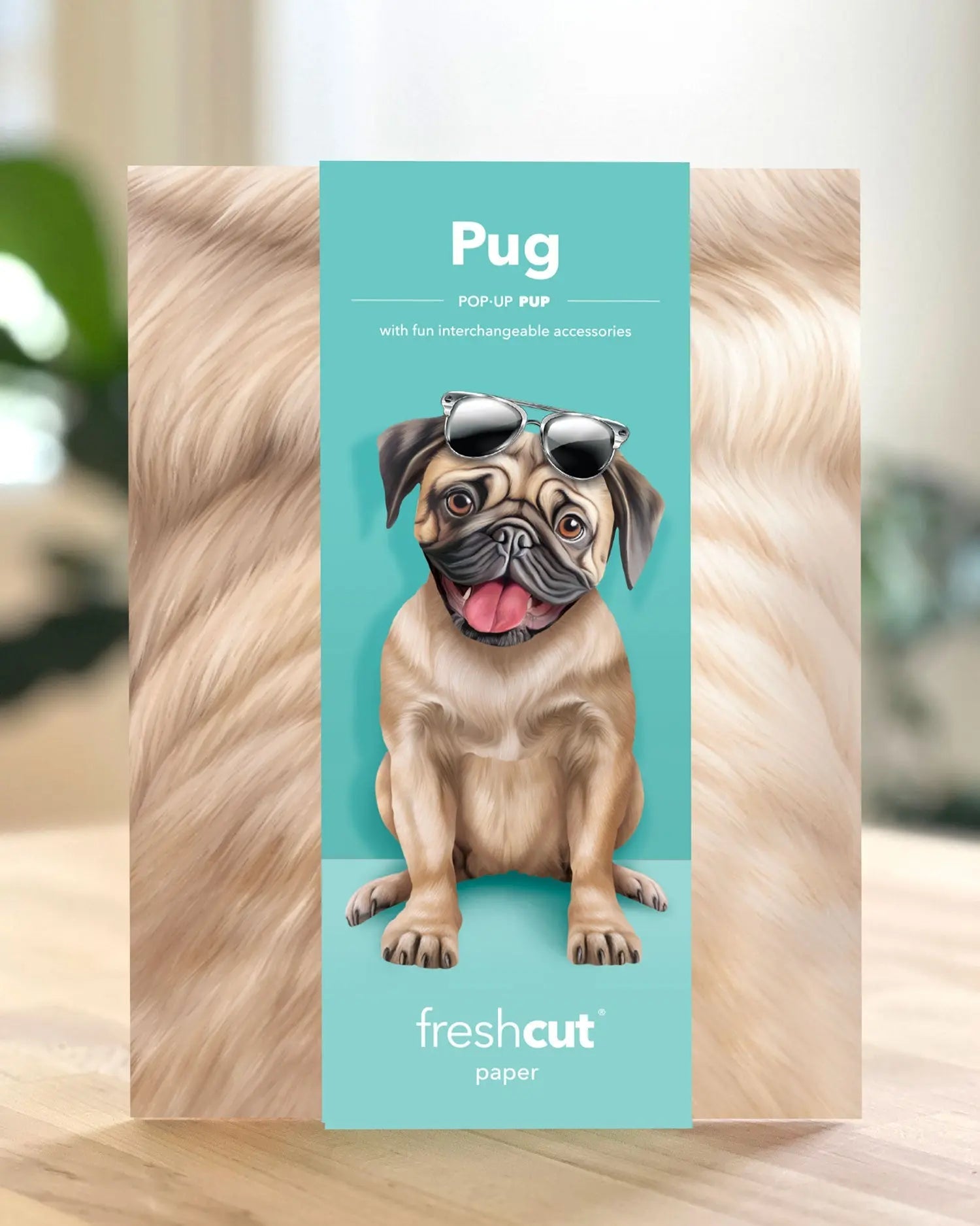 Pug Pop-Up Card