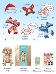 Holiday Poodle Pop-Up Card