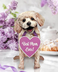 Mother's Day Poodle Pop-Up Card