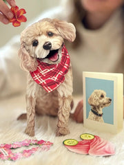 Poodle Pop-Up Card