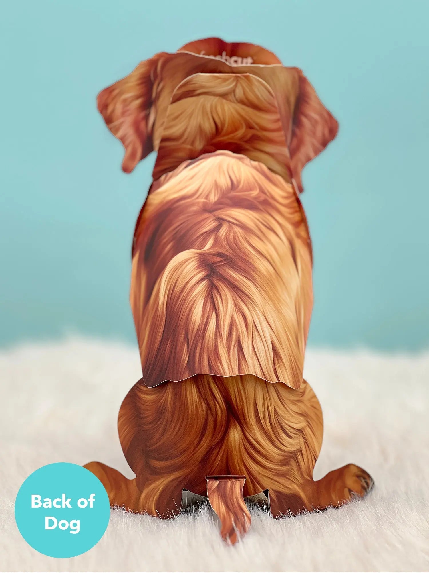 Golden Retriever Pop-Up Card