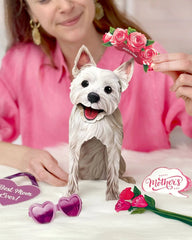 Mother's Day Westie Pop-Up Card