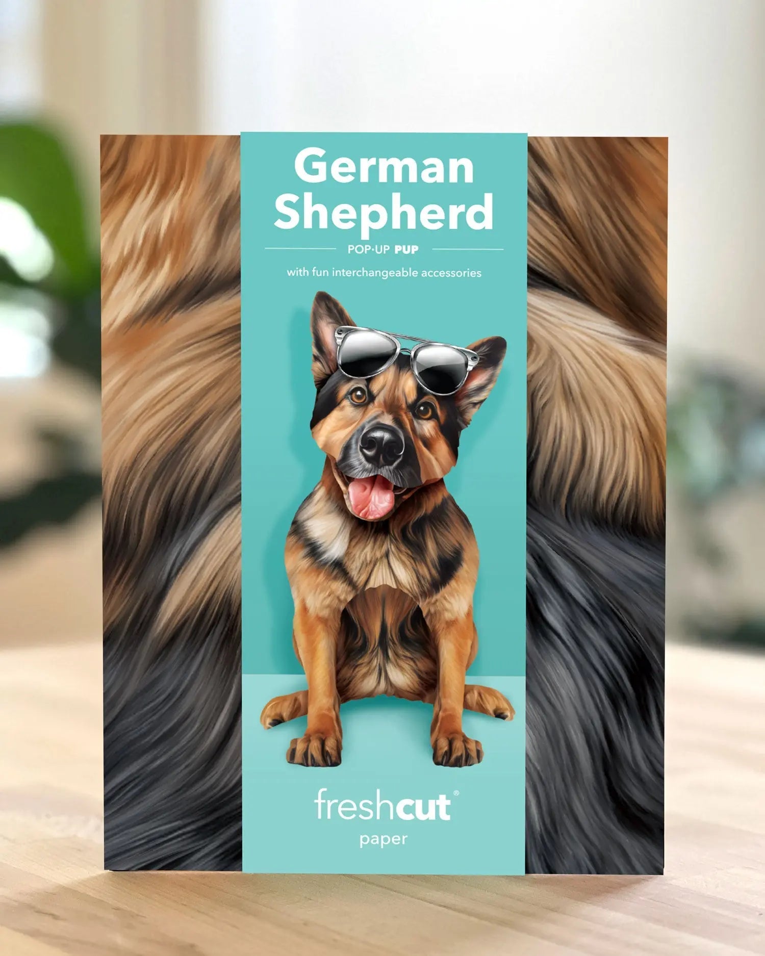 German Shepherd Pop-Up Card