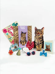 Brown Tabby Cat Pop-Up Card