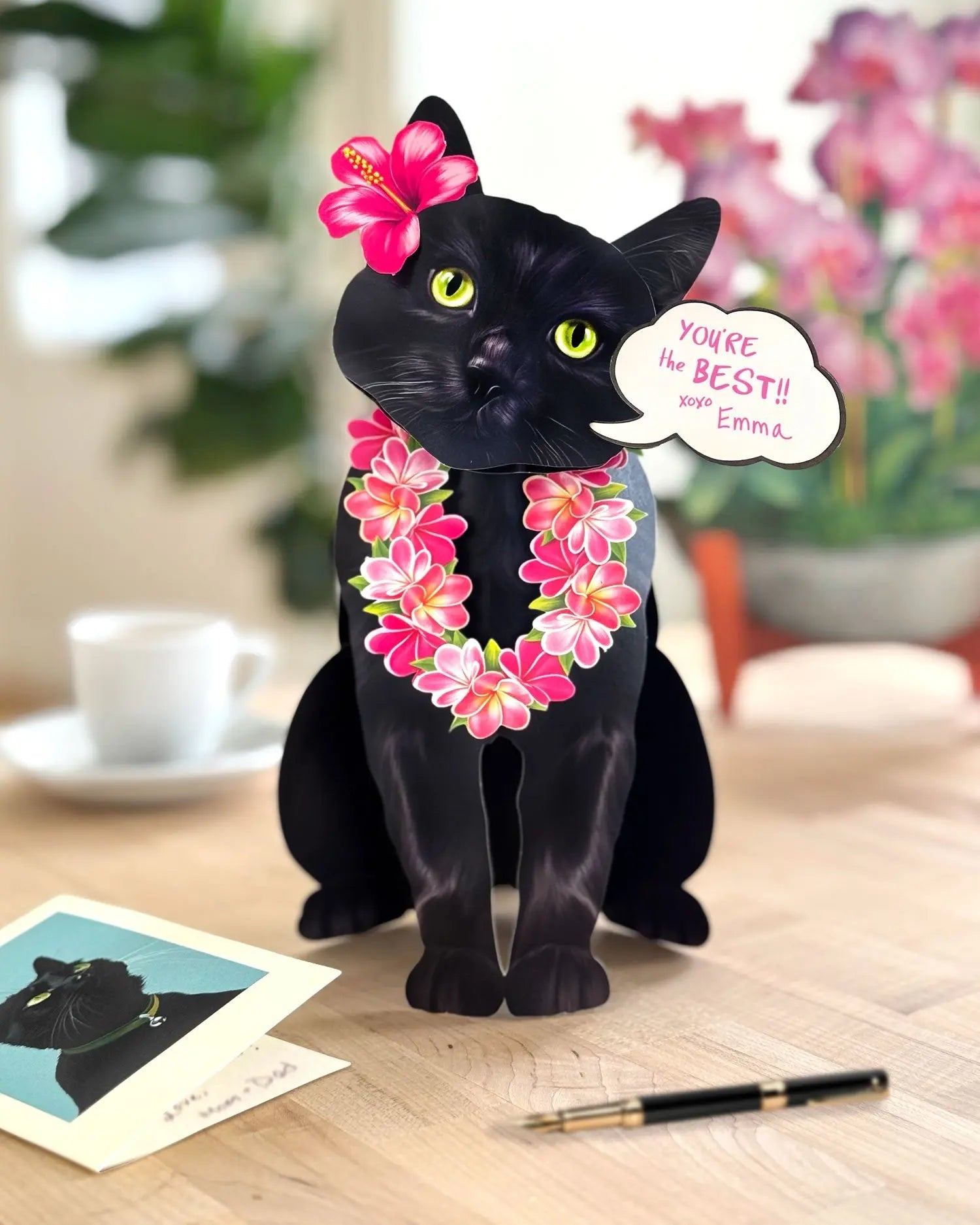 Black Cat Pop-Up Card