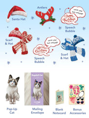 Holiday Ragdoll Cat Pop-Up Card