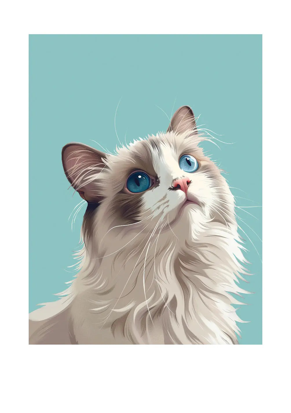 Ragdoll Cat Card