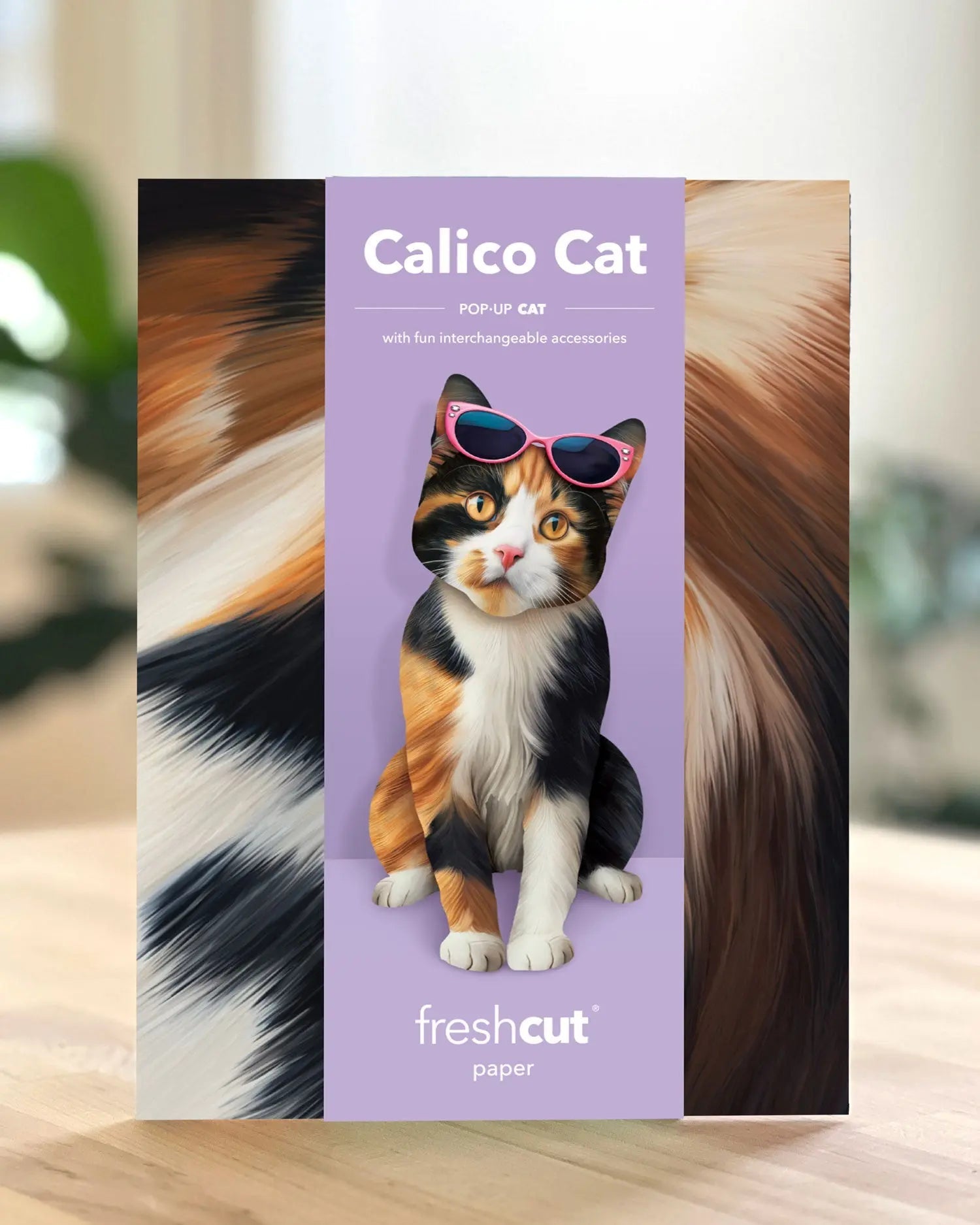 Calico Cat Pop-Up Card