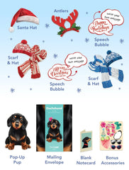 Holiday Dachshund Pop-Up Card