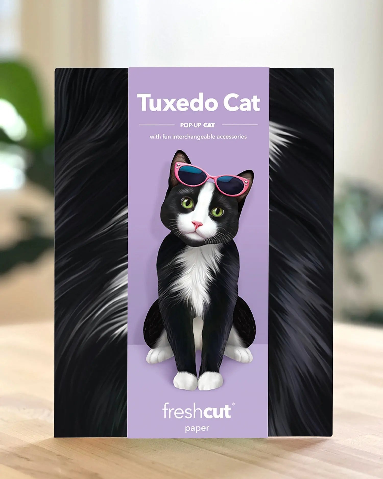 Tuxedo Cat Pop-Up Card
