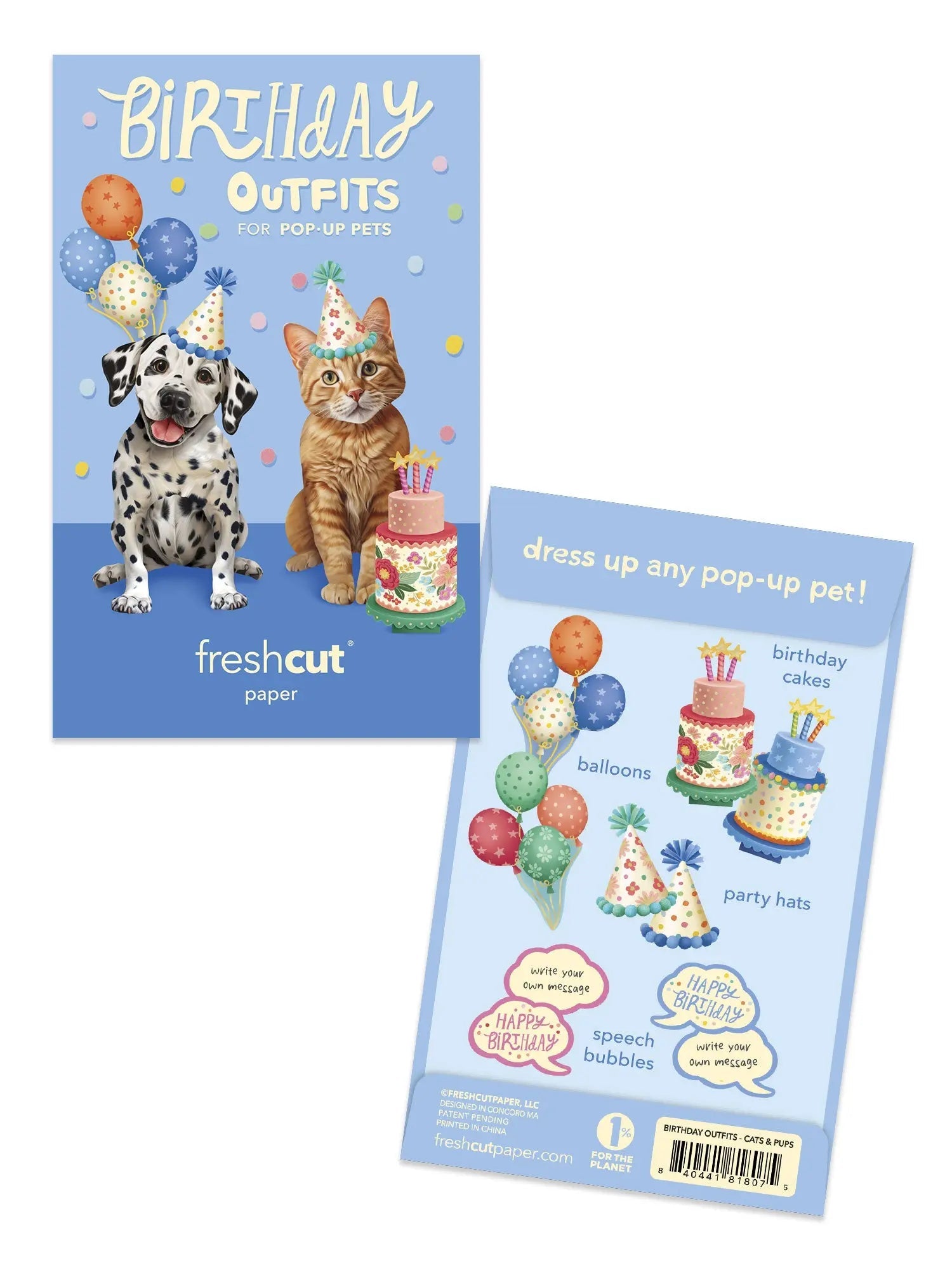 Birthday Pop-Up Pet Accessories