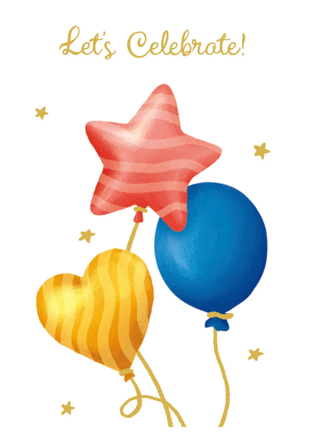 Classic Birthday Balloons Card