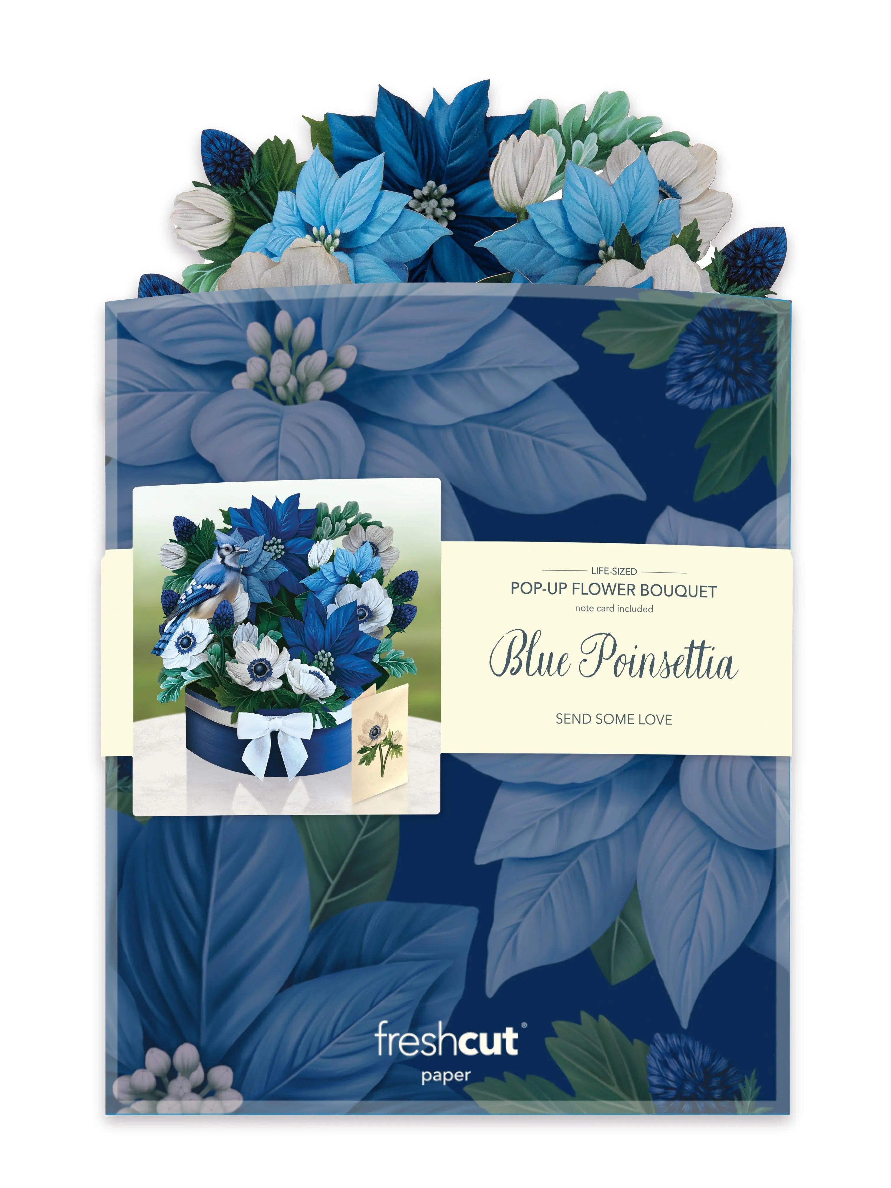 Blue Poinsettia