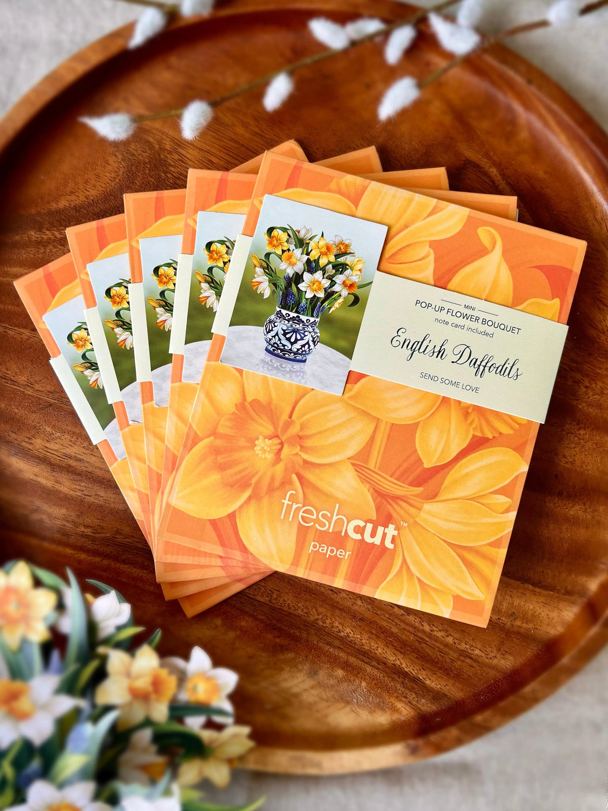 Mini English Daffodil Pop-Up Card