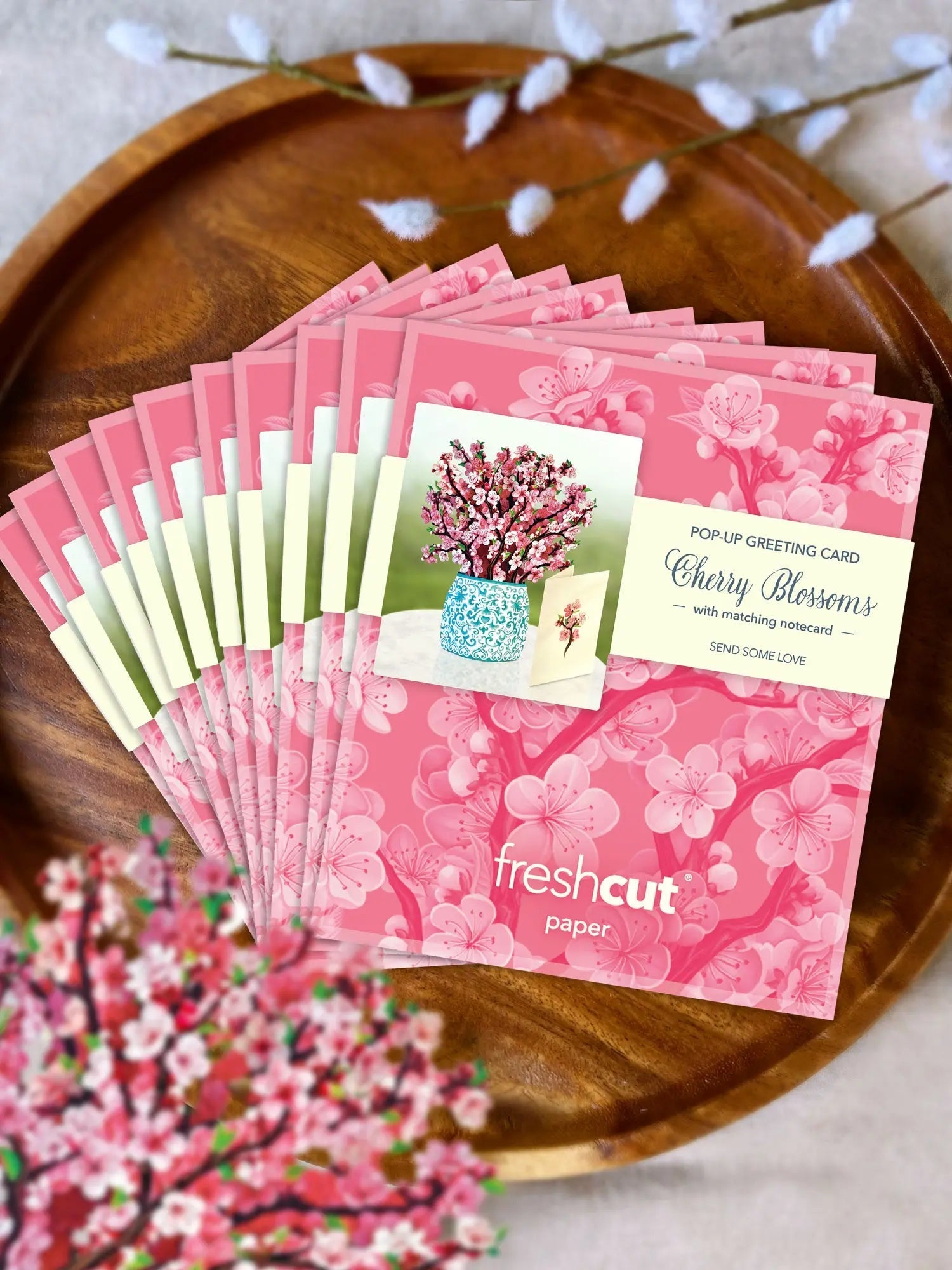 Mini Cherry Blossoms Pop-Up Card