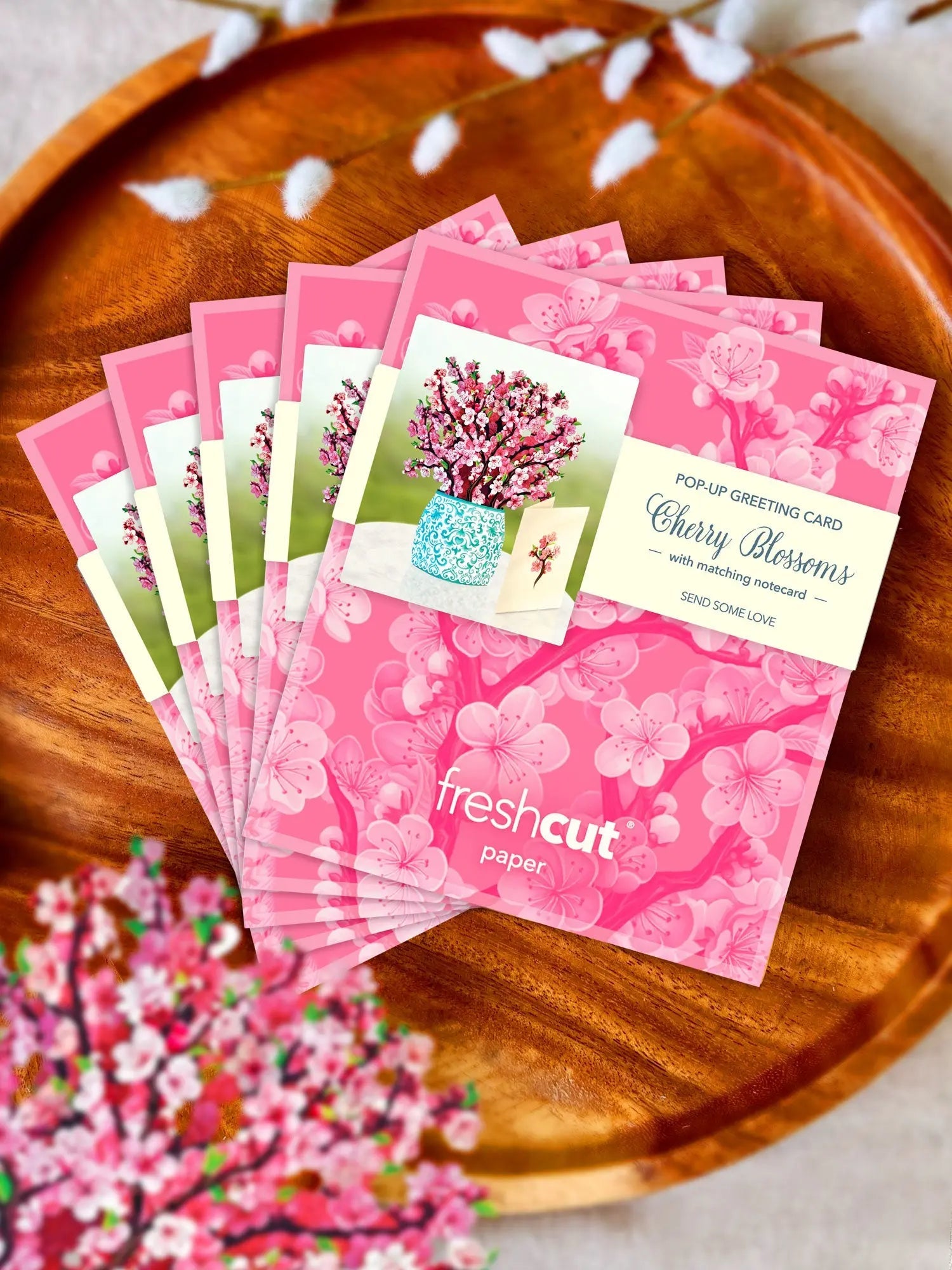 Mini Cherry Blossoms Pop-Up Card