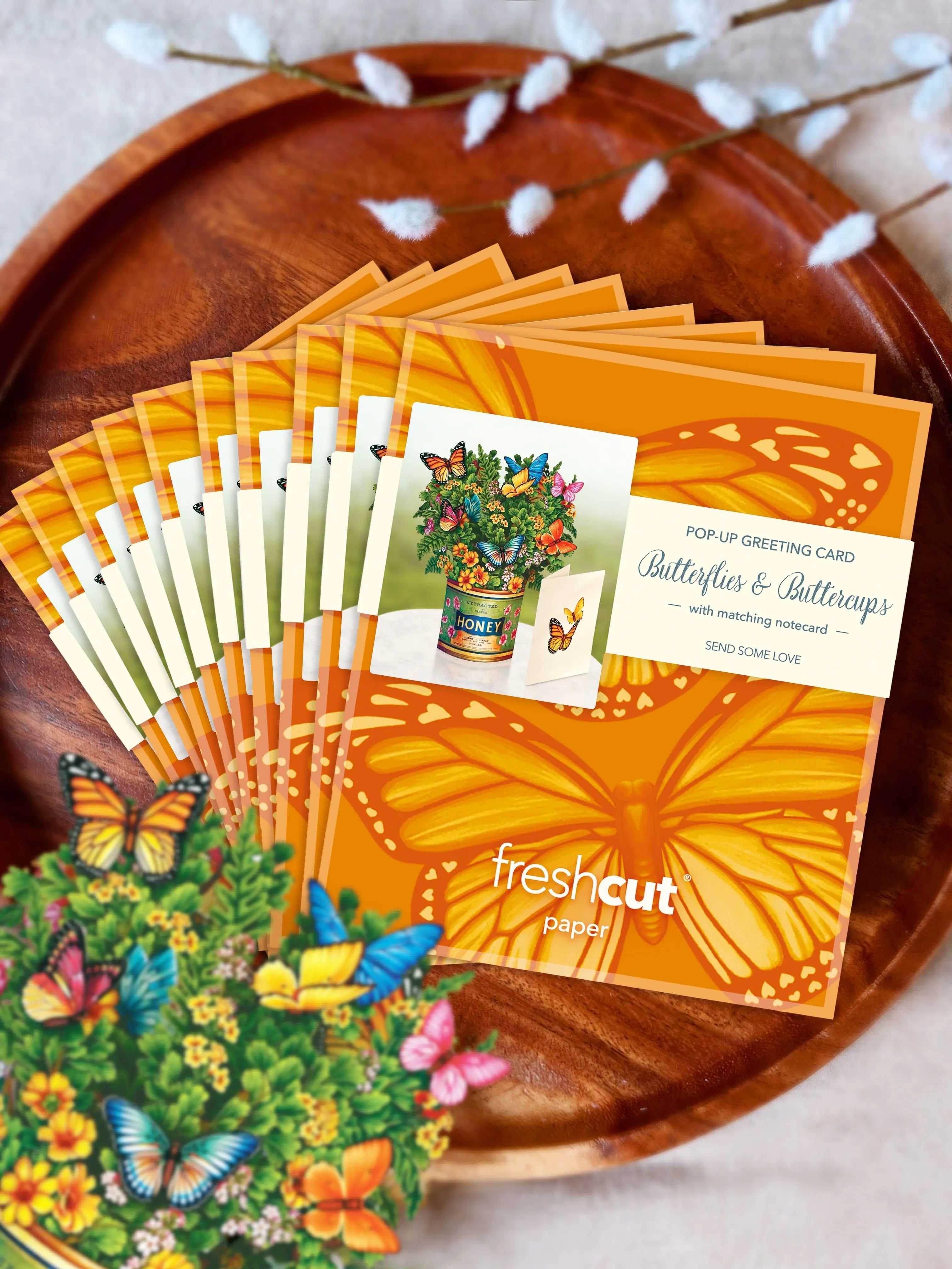 Mini Butterflies and Buttercups Pop-Up Card