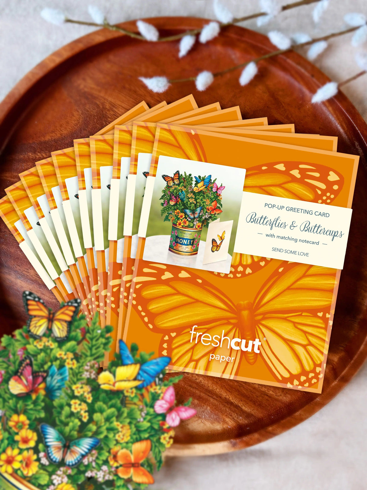 Mini Butterflies and Buttercups Pop-Up Card