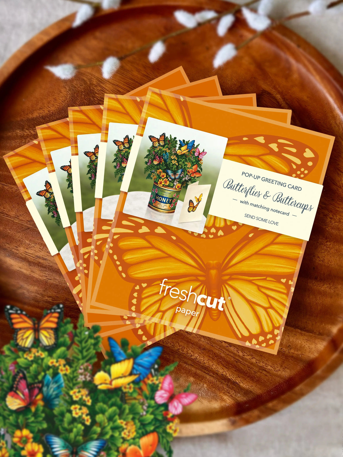 Mini Butterflies and Buttercups Pop-Up Card