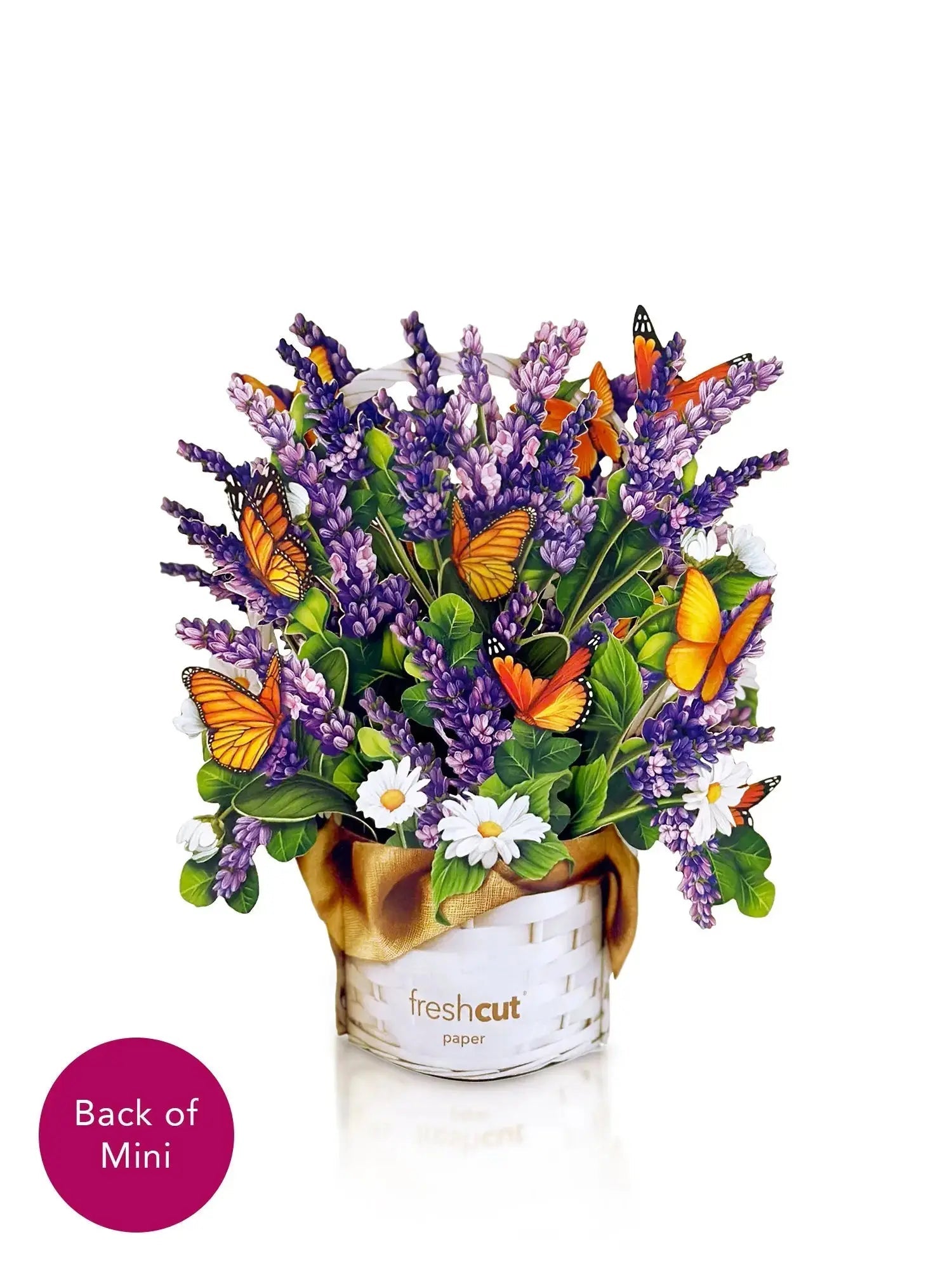 Mini Lavender & Butterflies Pop-Up Card