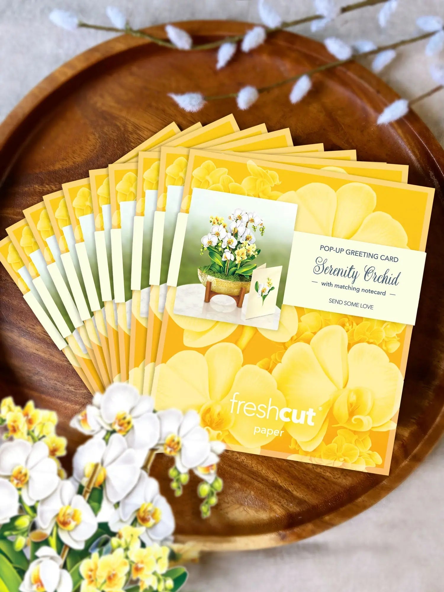 Mini Serenity Orchid Pop-Up Card