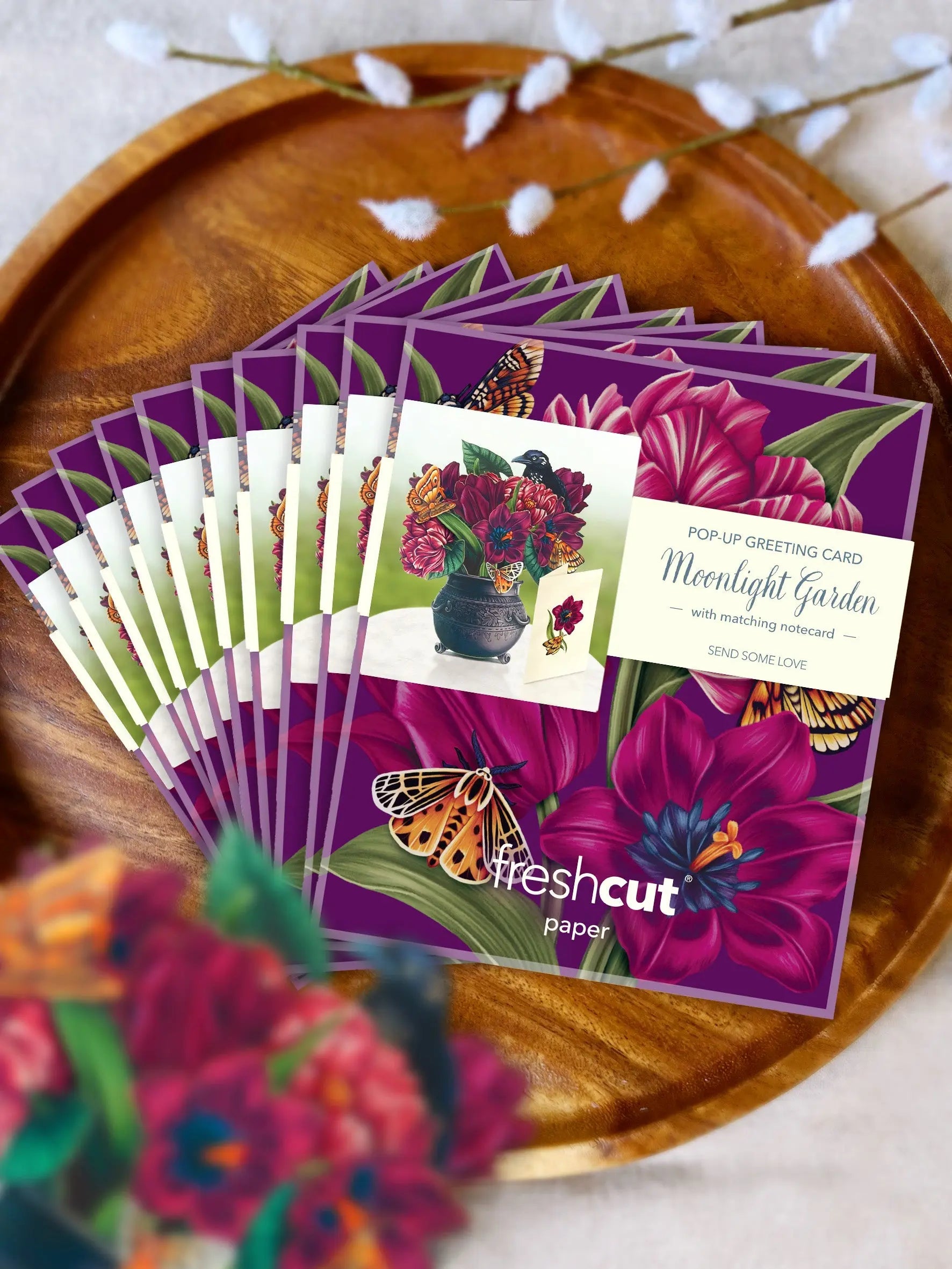 Mini Moonlight Garden Pop-Up Card