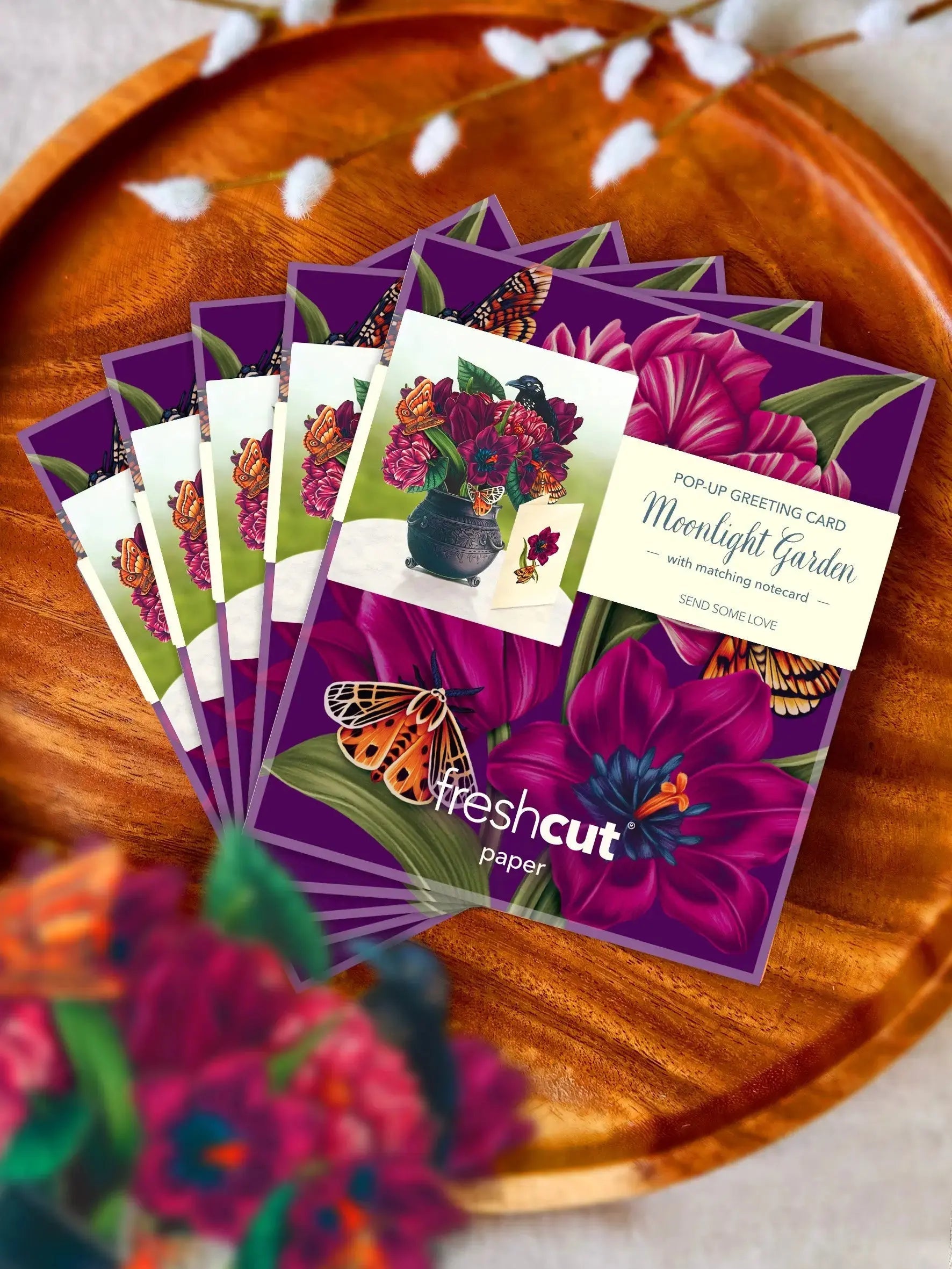 Mini Moonlight Garden Pop-Up Card
