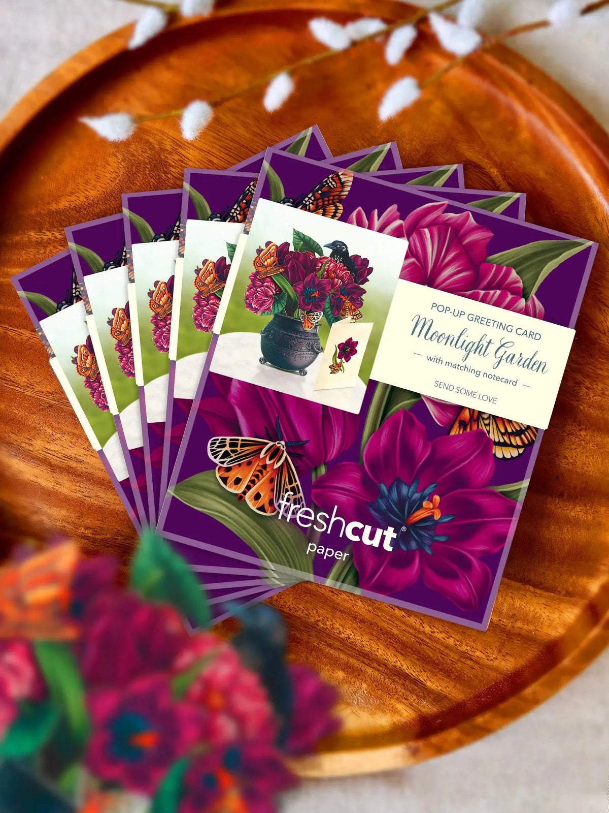 Mini Moonlight Garden Pop-Up Card