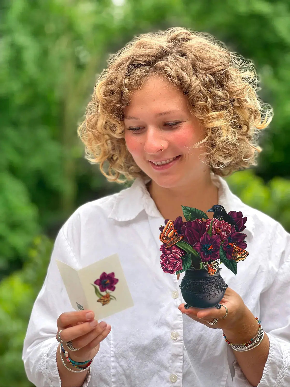 Mini Moonlight Garden Pop-Up Card