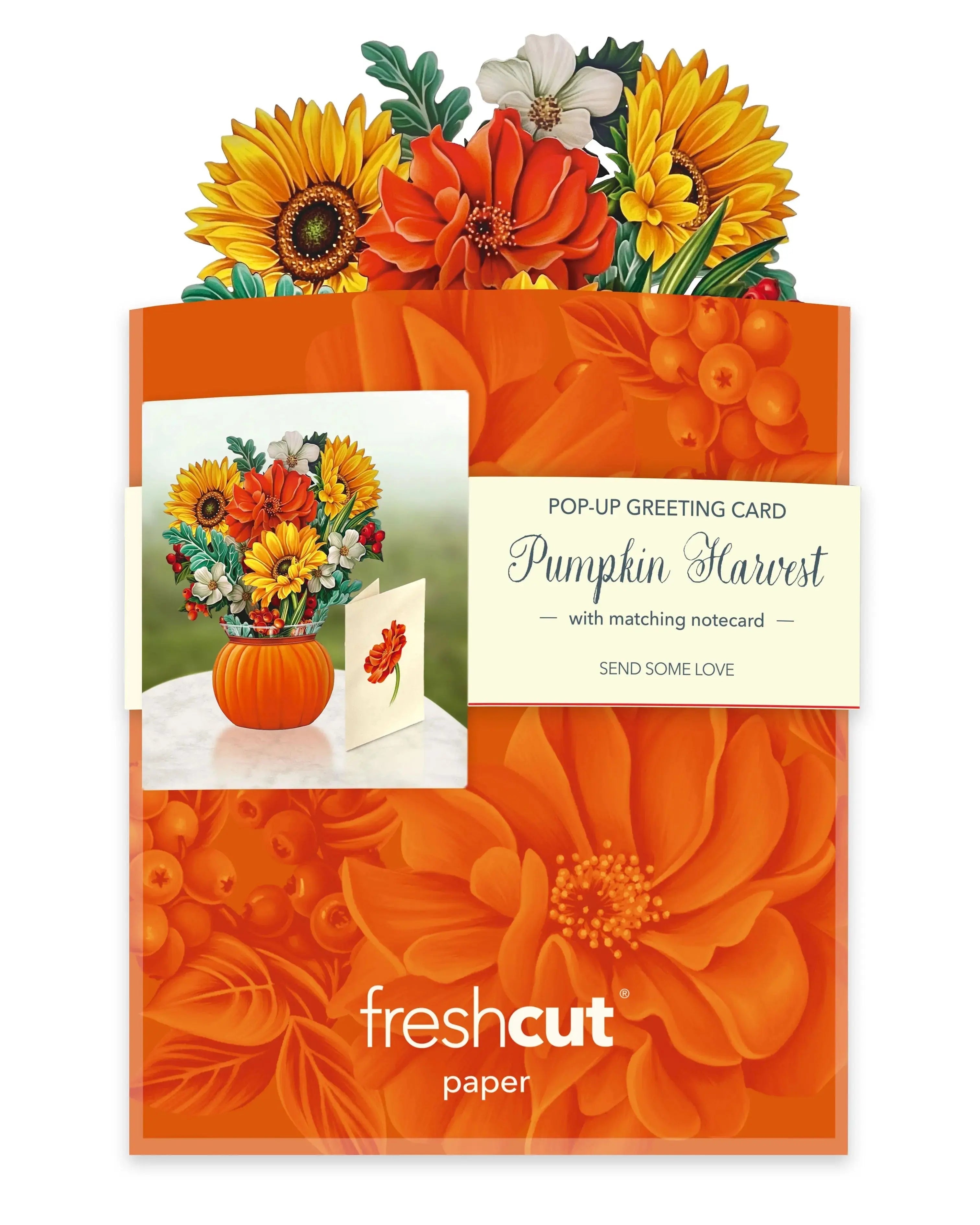 Mini Pumpkin Harvest Pop-Up Card