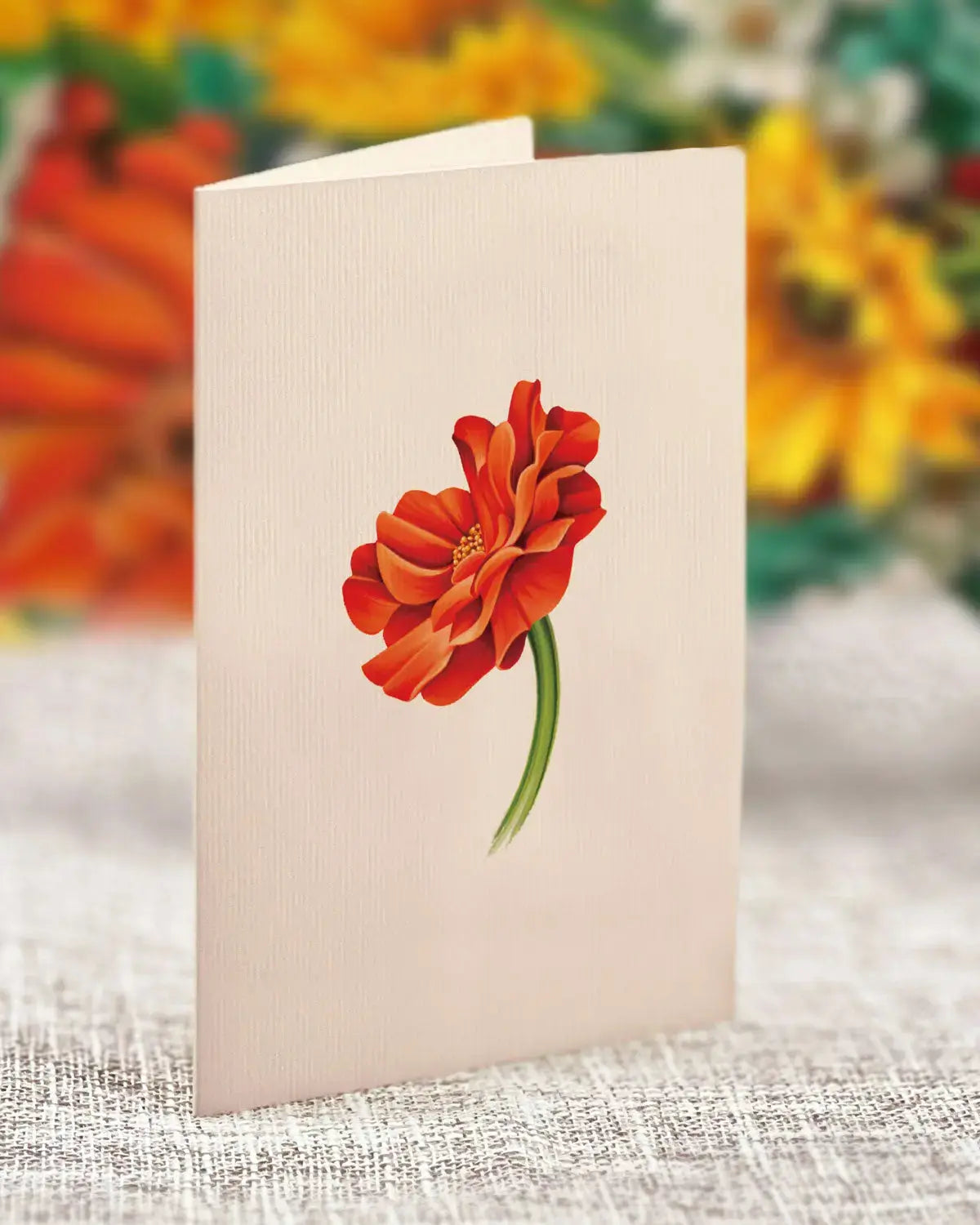 Mini Pumpkin Harvest Pop-Up Card