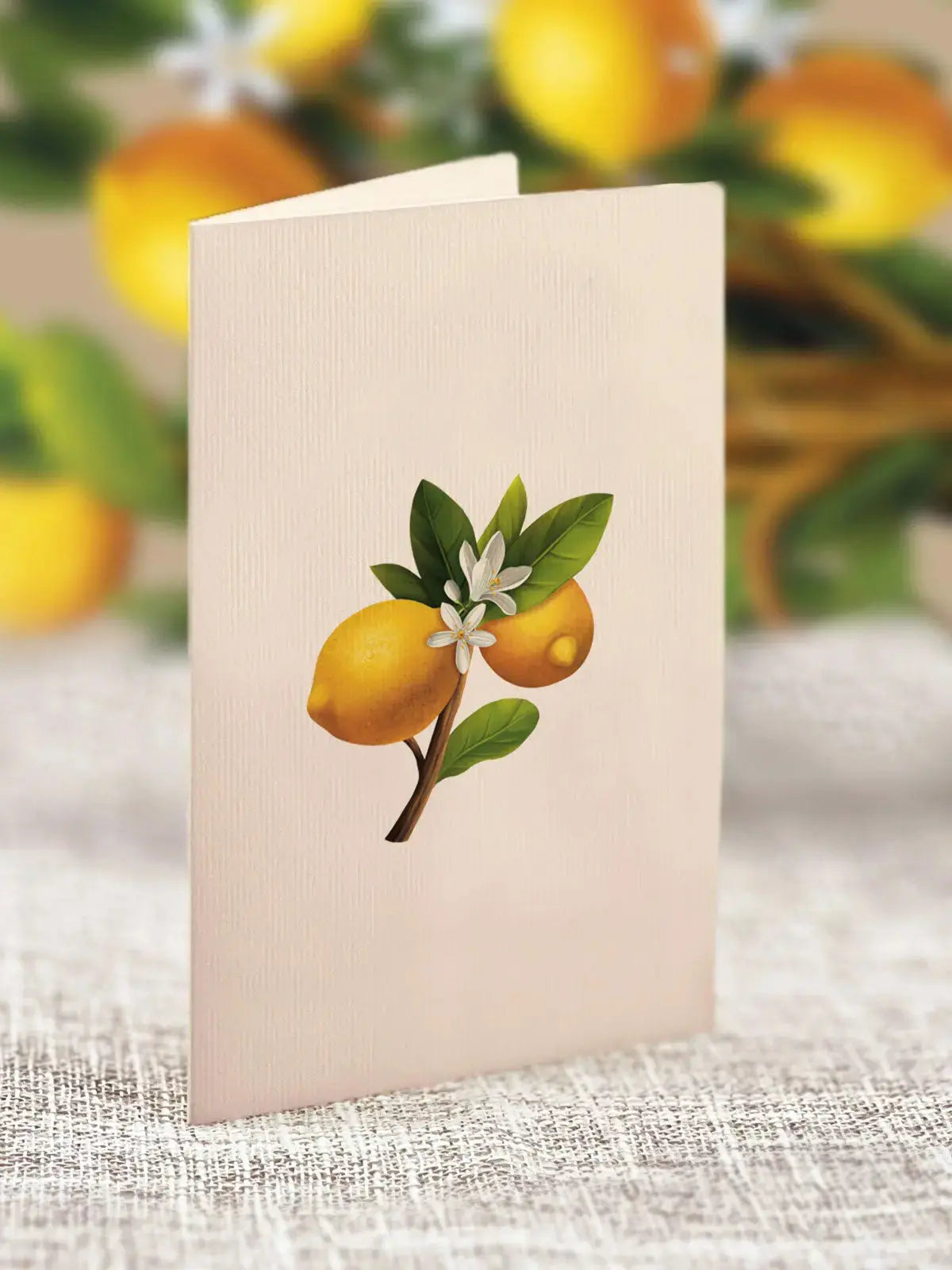 Mini Lemon Blossom Tree Pop-Up Card